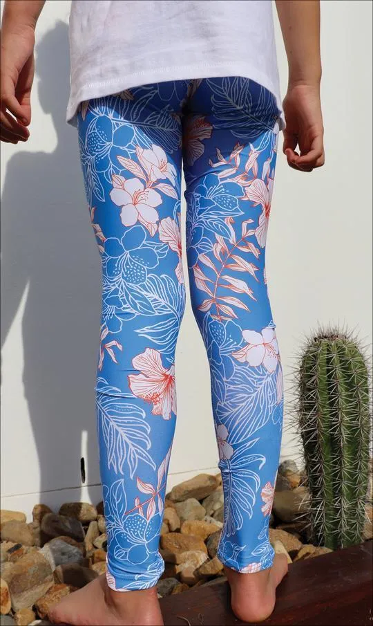 Hibiscus Kiss Mini Me Leggings