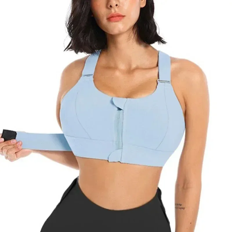 High Impact Sports Bra for Women - Quick Dry, Wireless, Shockproof, Plus Size Available