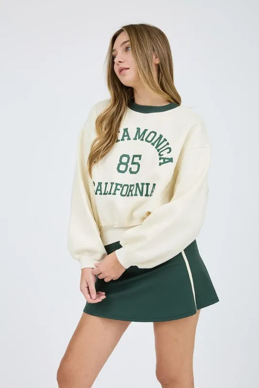 HIGH WAIST MINI TENNIS SKIRT WITH SHORTS