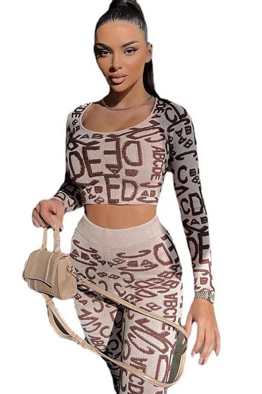 Hip-Lifting Leggings Two-Piece Suit