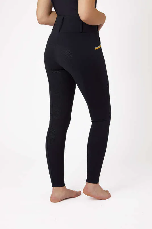 Horze Lucinda Full Grip Ladies Tights Very Dark Blue