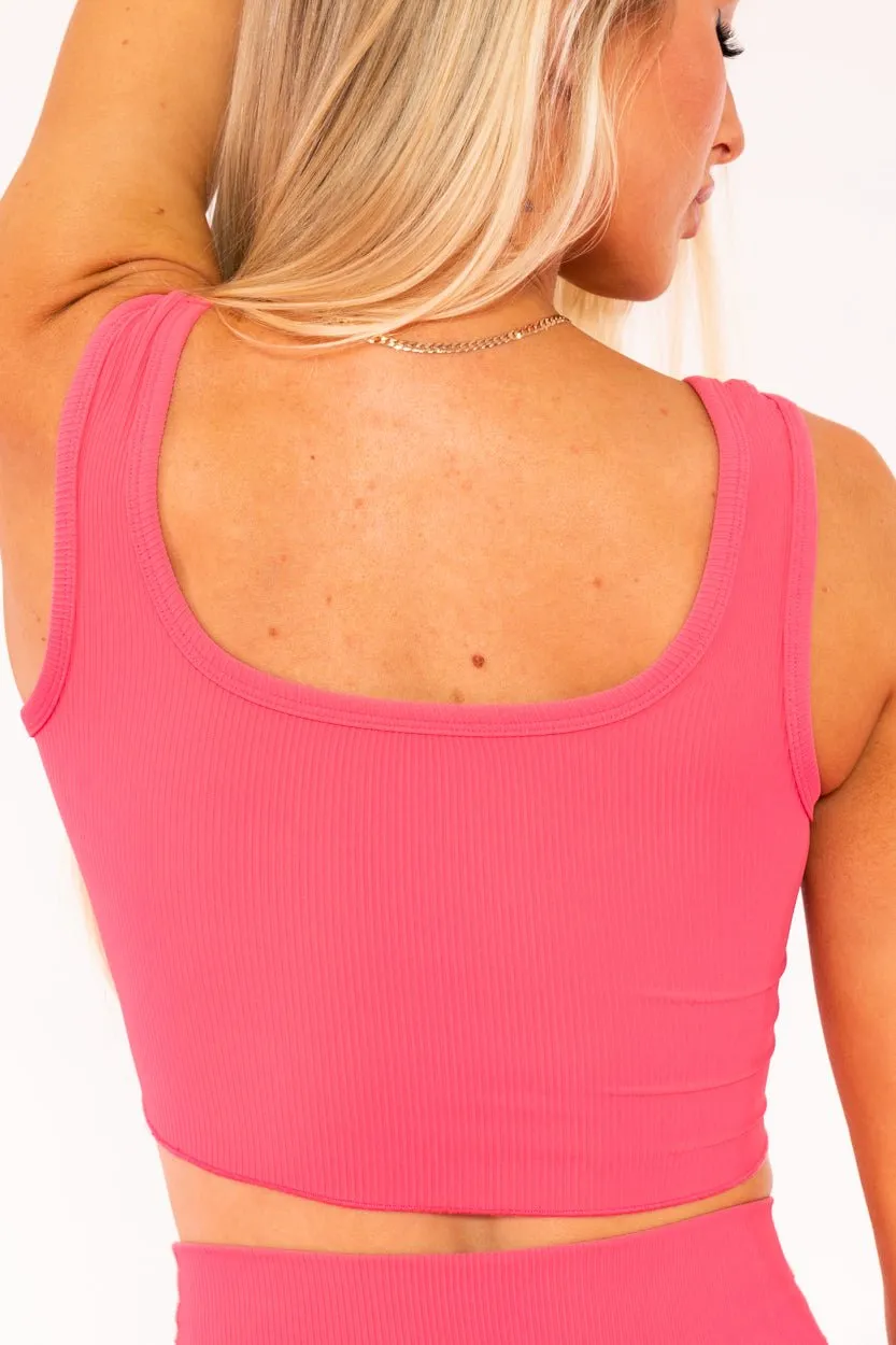 Hot Pink Romi Crop