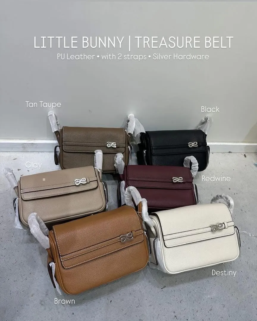 House of Little Bunny Treasure Belt 24 in Black