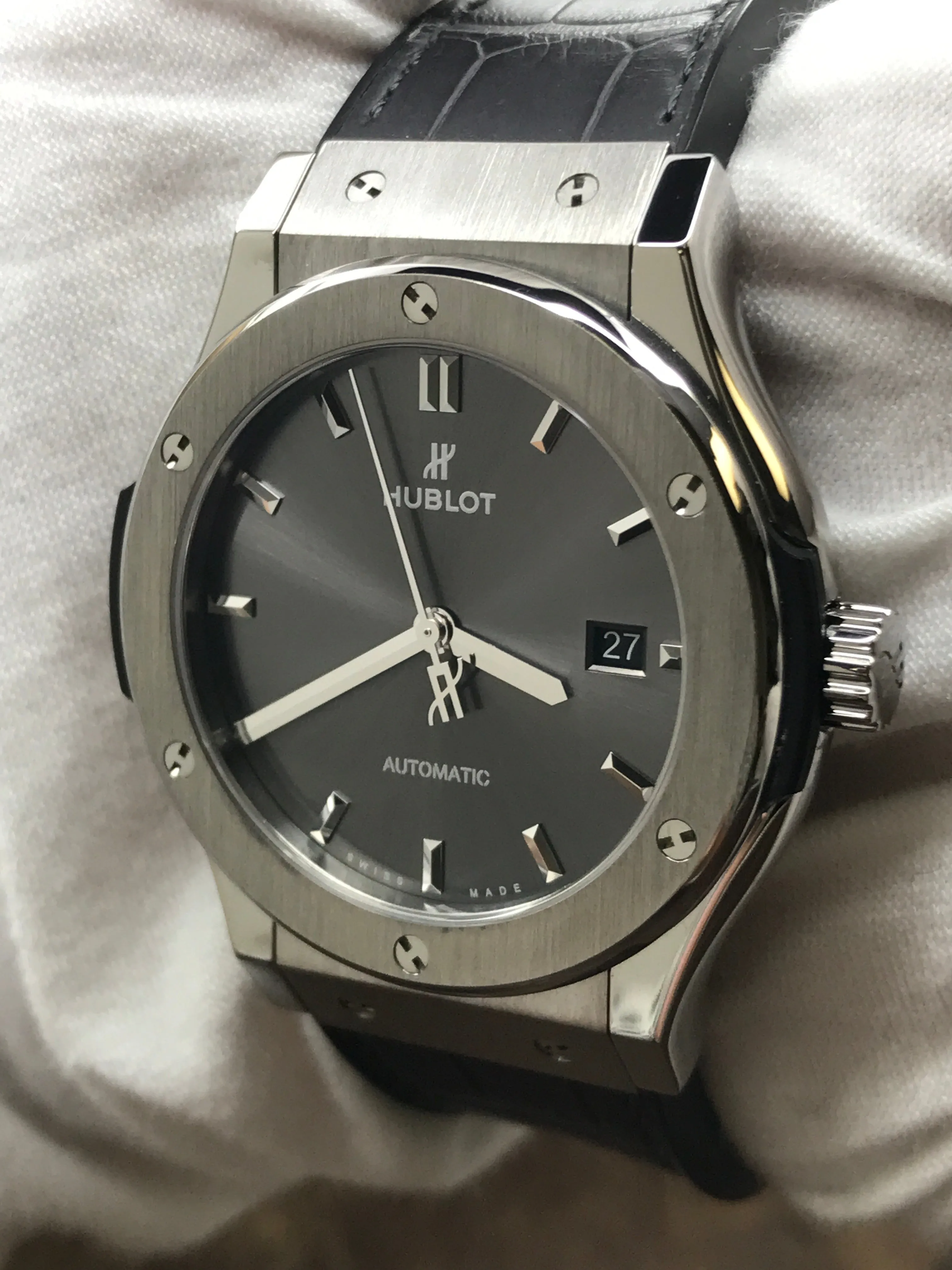 Hublot Classic Fusion 542.NX.7071.LR Grey Dial Automatic Men's Watch