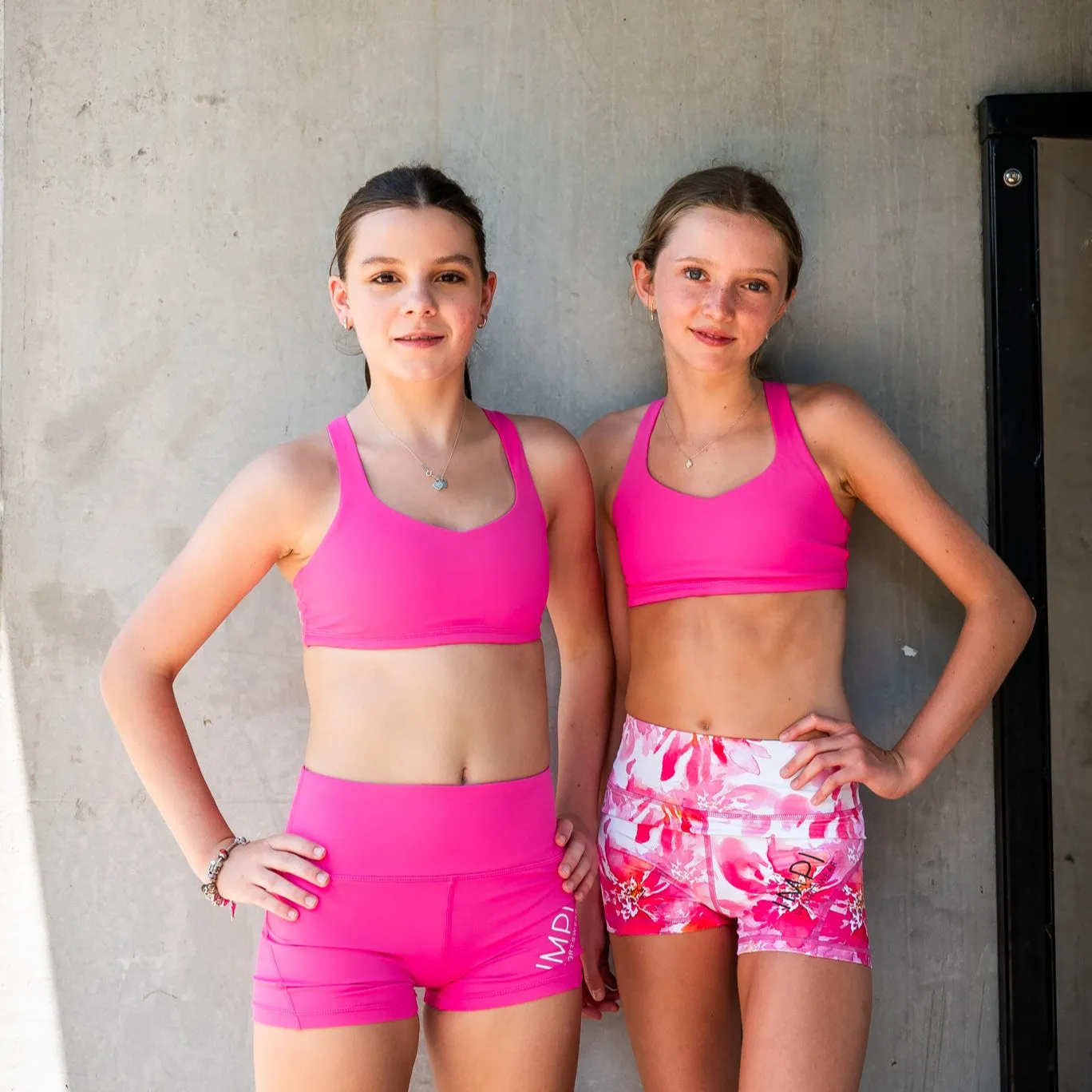 IMPI High Waisted Running Short - Hot Pink