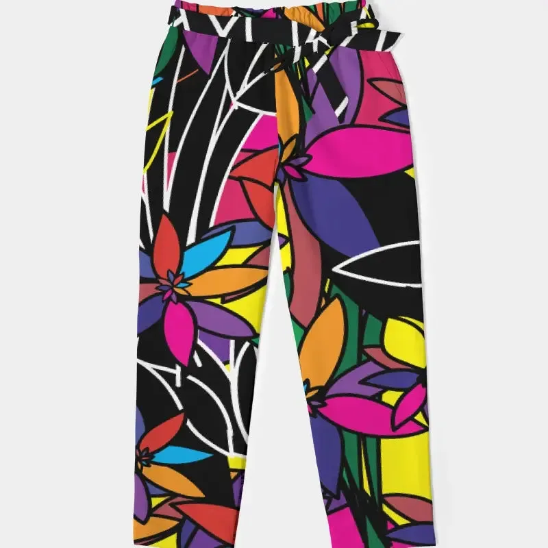 In Stock - Belted Pocketed Pant - La Fleur (Size 2x)
