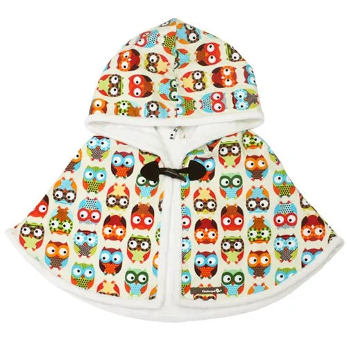 Innobaby Kinderspel Hooded Cape – Soft Cotton Baby Cape with Stylish Hood (Size 12M-3T)