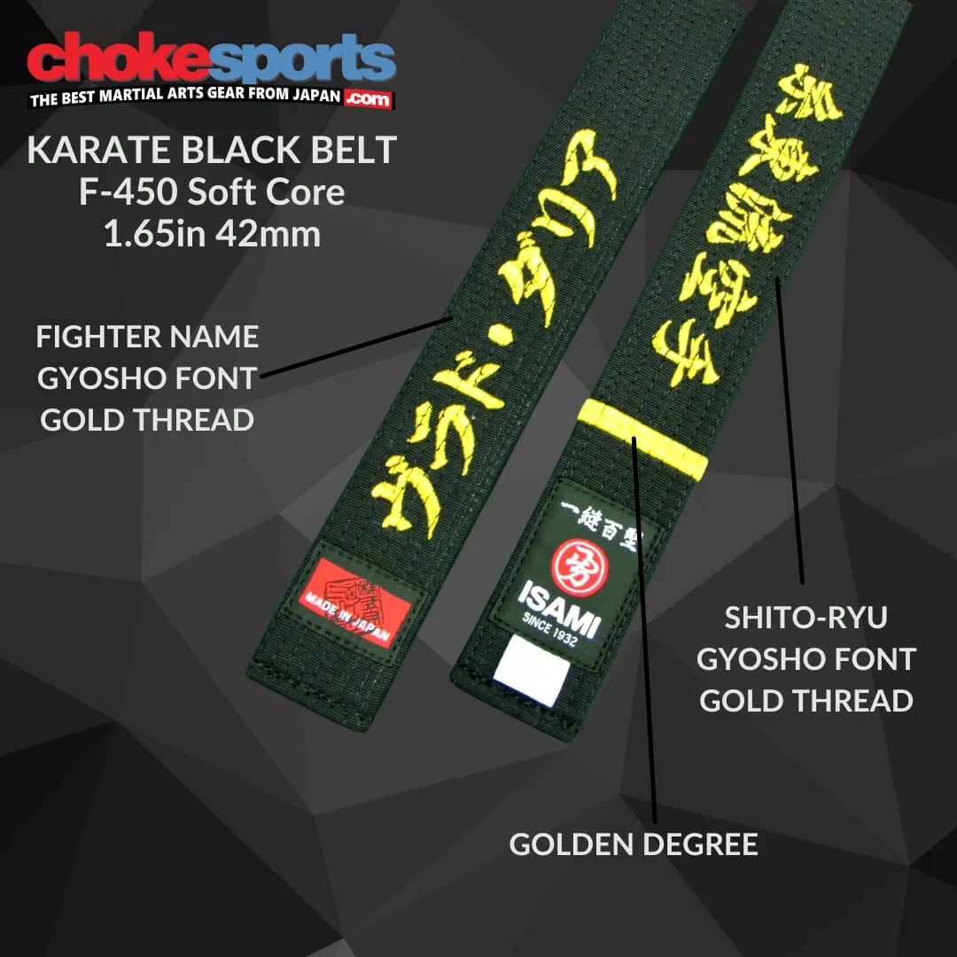 Isami Karate Black Belt Premium