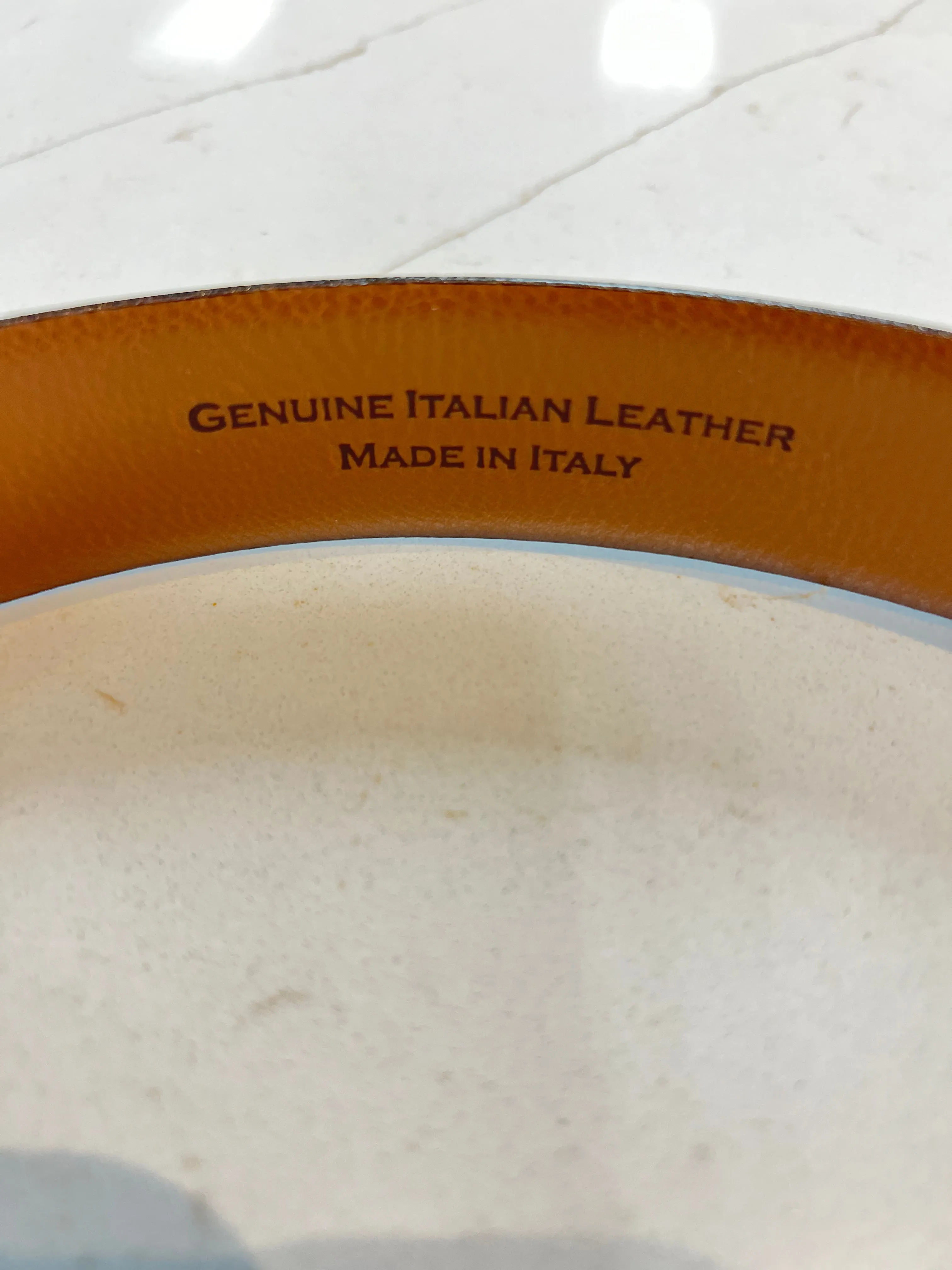 Italian Genuine Leather Belt in Black