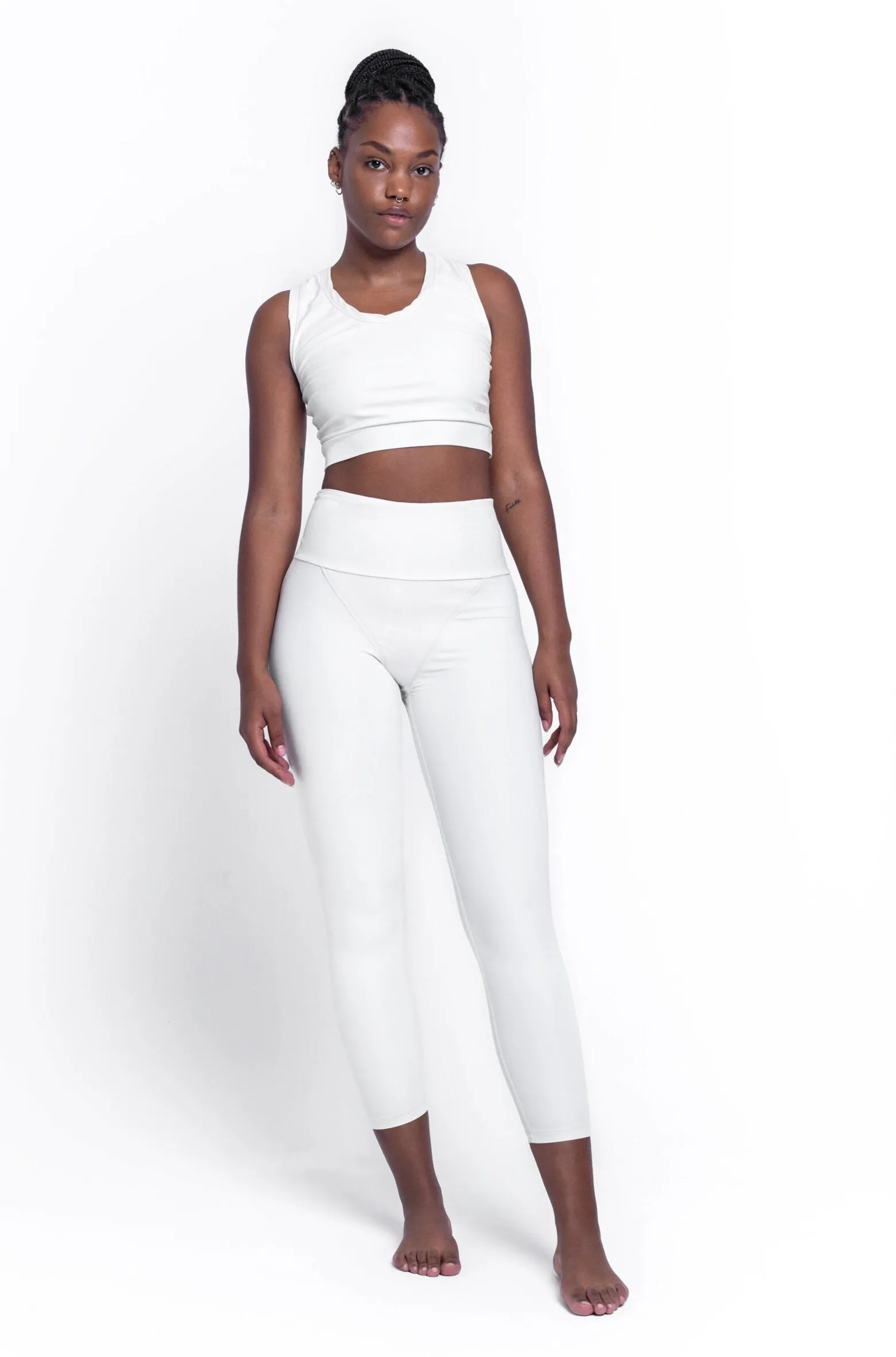 Ivory Performance Leggings 7/8