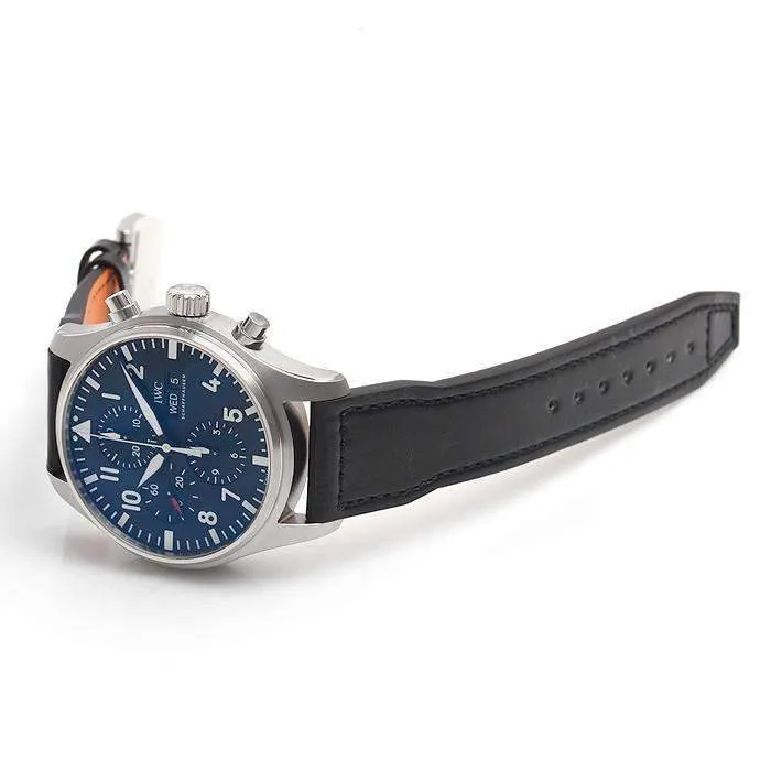 IWC PILOT'S CHRONOGRAPH BLACK MEN WATCH IW377709