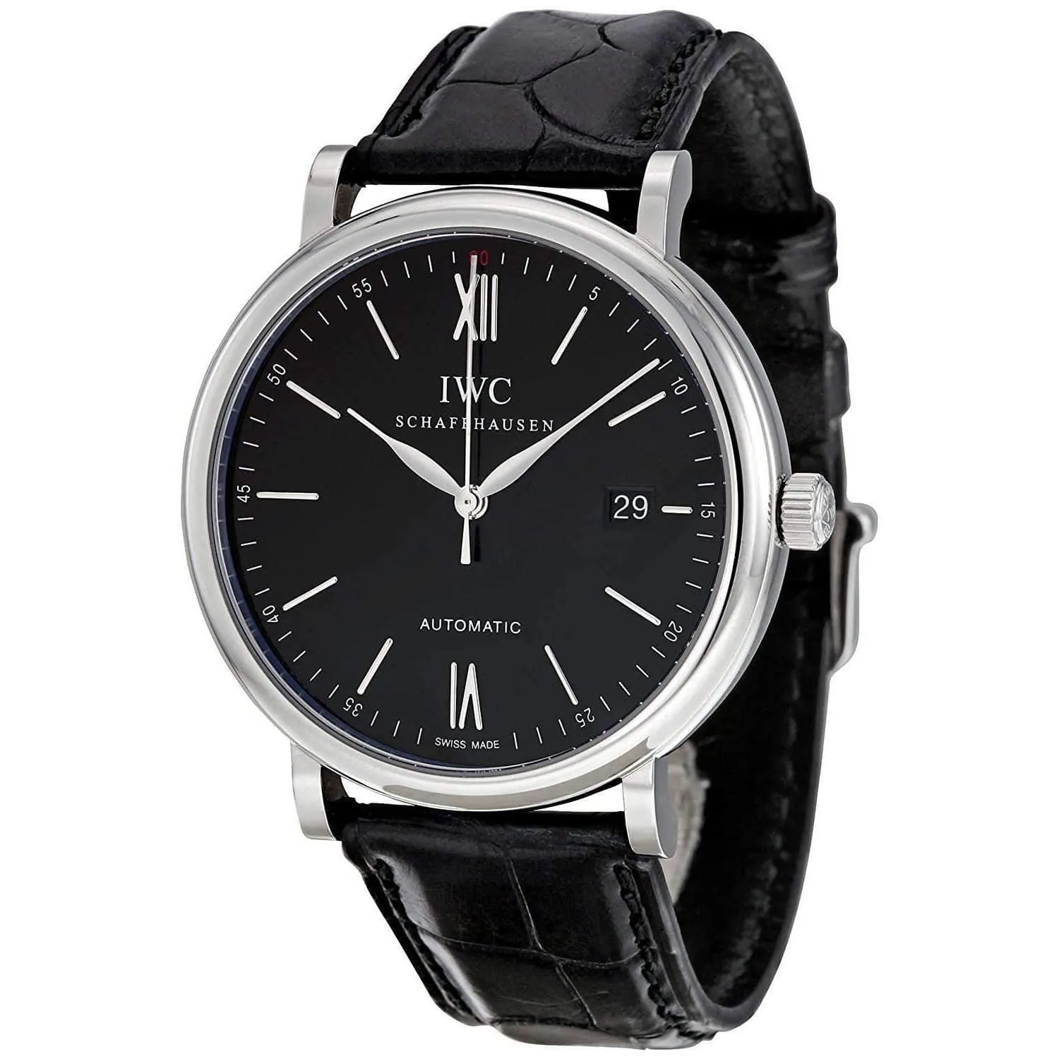 IWC PORTOFINO AUTOMATIC BLACK MEN WATCH  IW356502