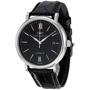 IWC PORTOFINO AUTOMATIC BLACK MEN WATCH  IW356502