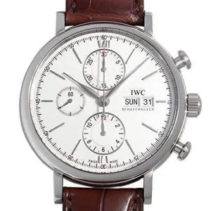 IWC PORTOFINO CHRONOGRAPH SILVER MEN WATCH IW391007