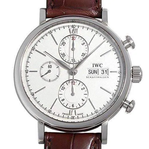 IWC PORTOFINO CHRONOGRAPH SILVER MEN WATCH IW391007