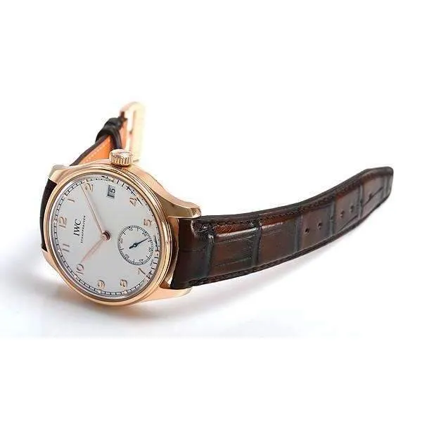 IWC PORTUGIESER HAND-WOUND EIGHT DAYS MEN WATCH   IW510204