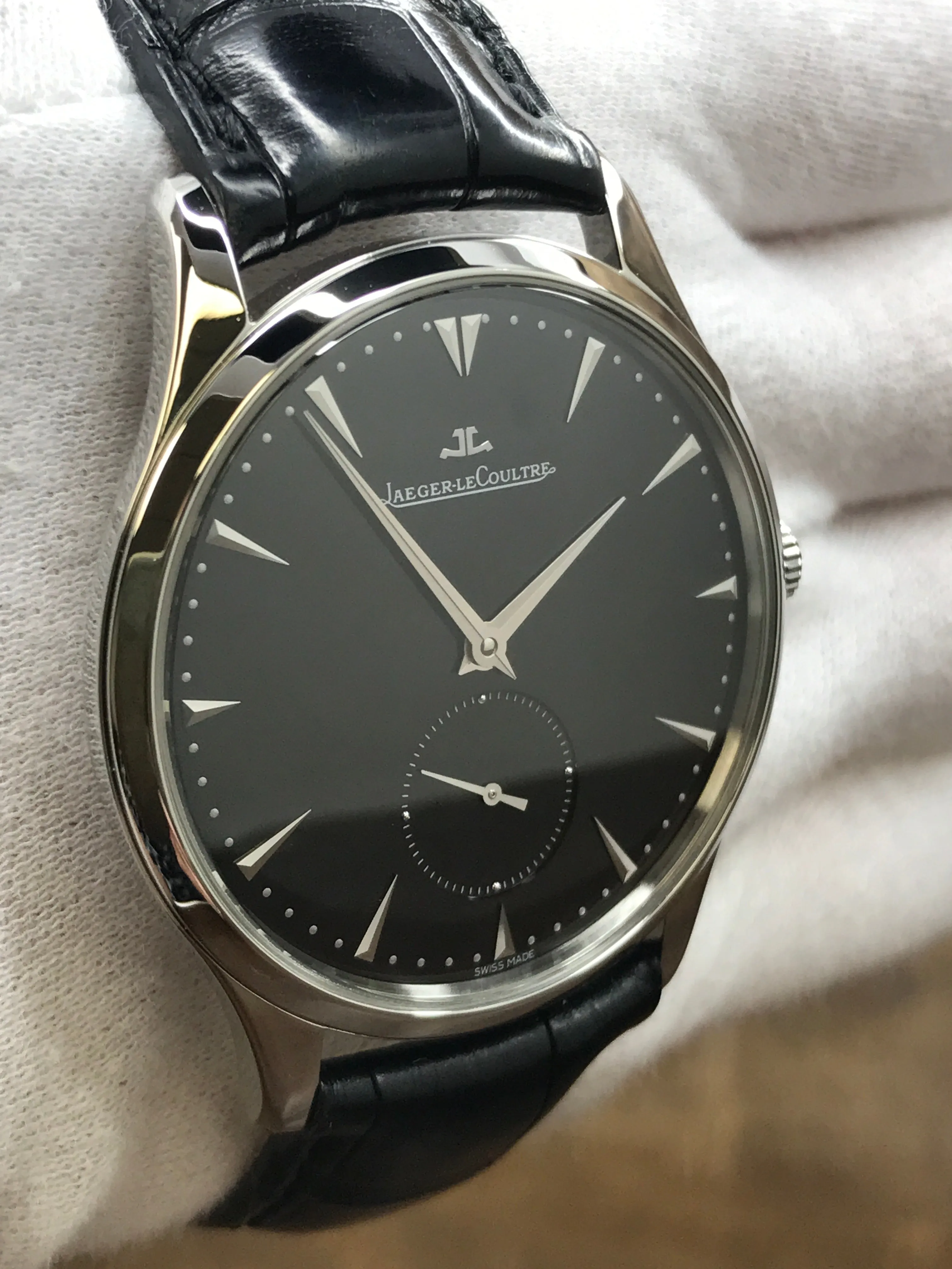 Jaeger-Lecoultre Master Ultra Thin 174.8.90.S Q1358470 Black Dial Automatic Men's Watch
