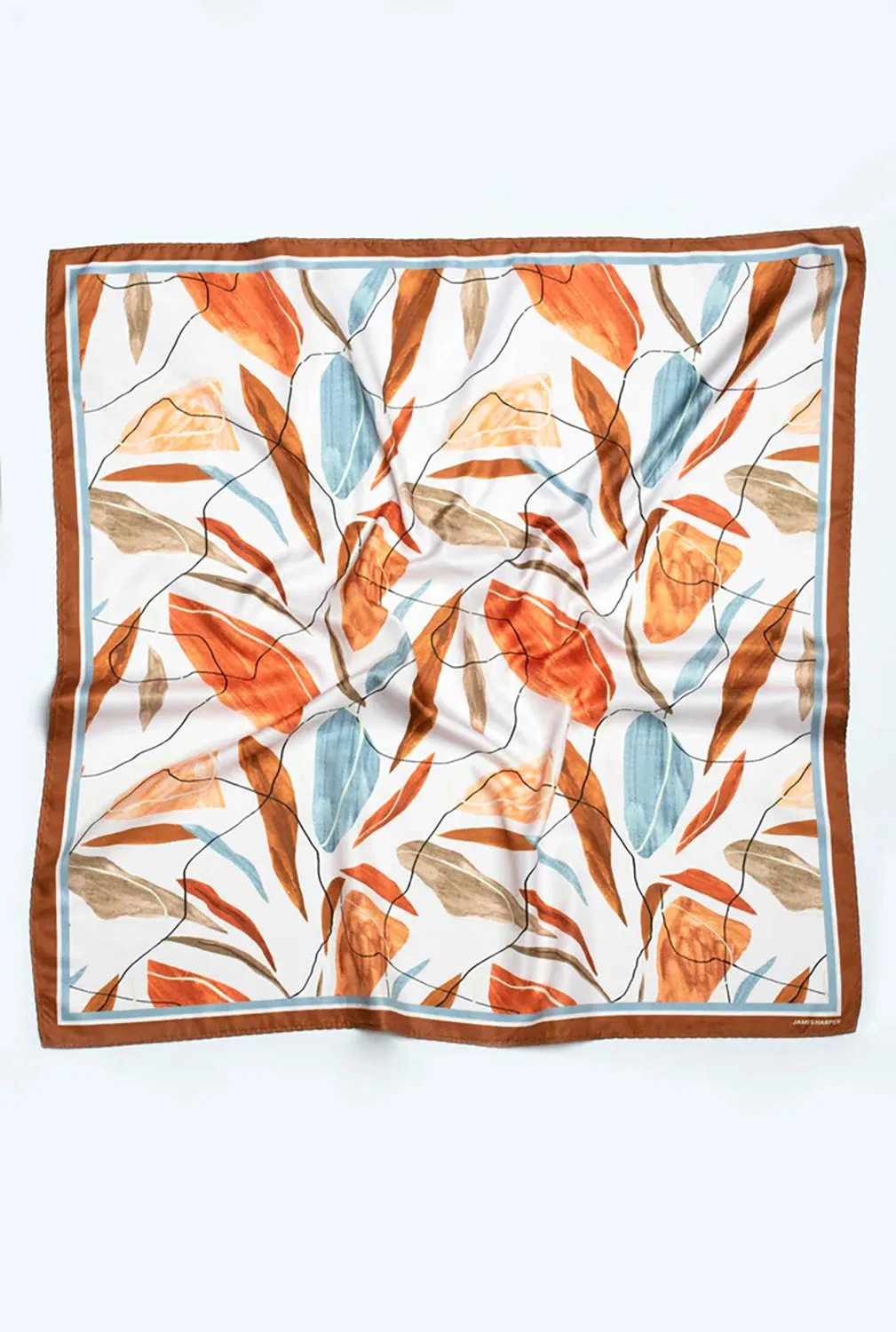 JAMES HARPER FLOATING LEAVES PRINT BANDANA JHBANDANA06