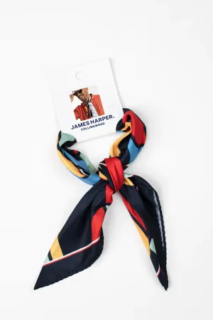 JAMES HARPER OVAL GEO PRINT BANDANA JHBANDANA02