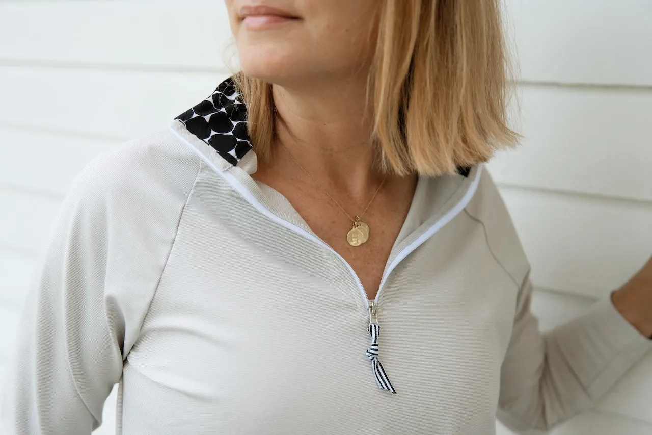 Janet 1/4 Zip Pullover w SPF 40 (SPF08)