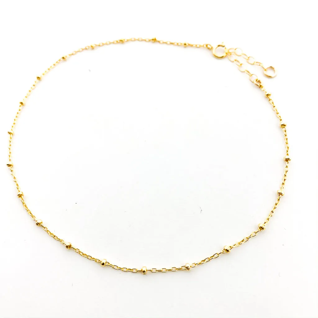 Jenna Design Satellite Chain Anklet