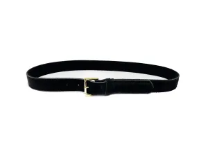 JJ Winters Belt - Black Calf Hair / Gold