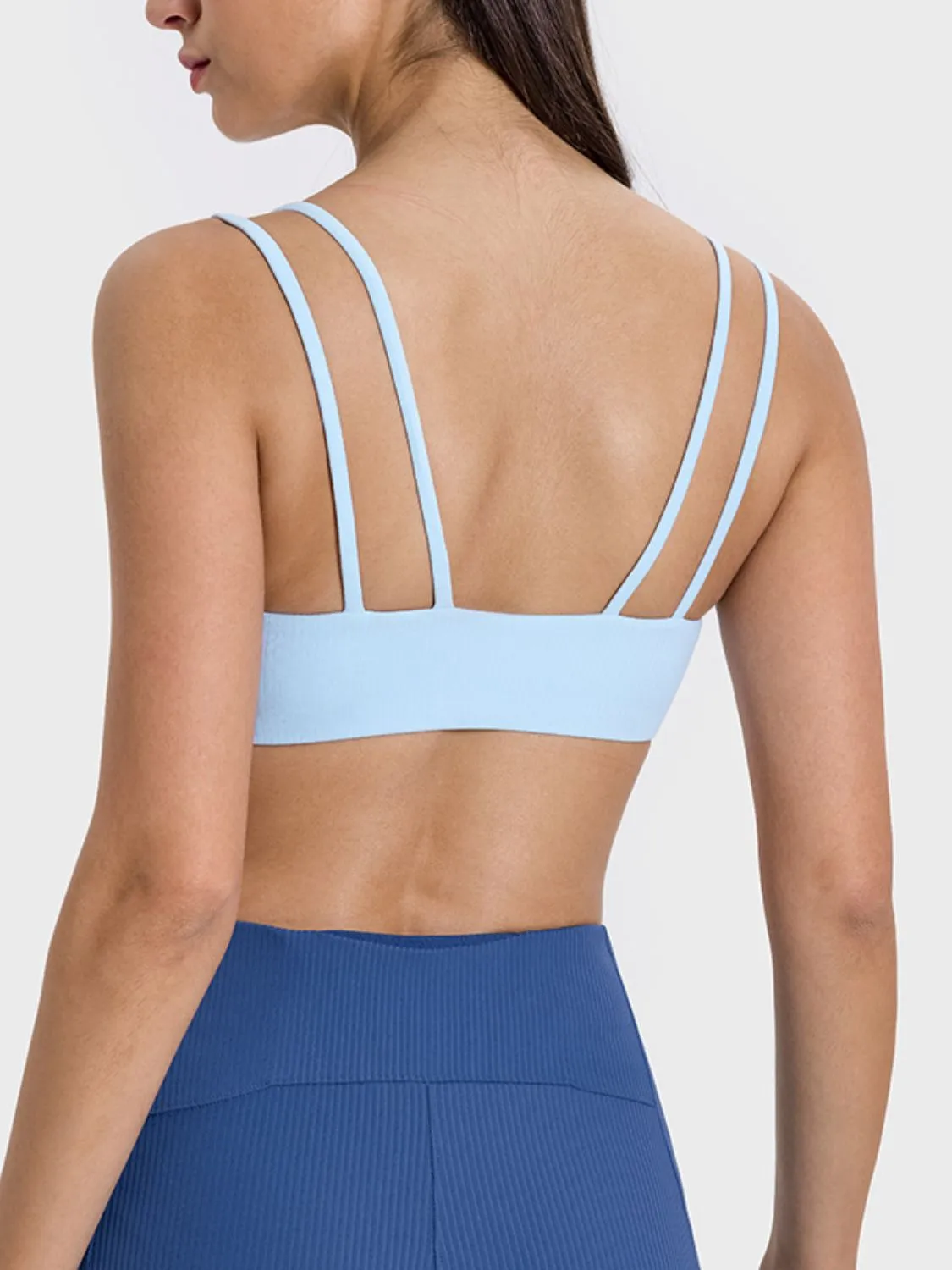 Julia Scoop Neck Double Strap Active Cami