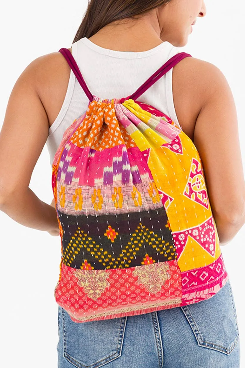 Kantha Backpack