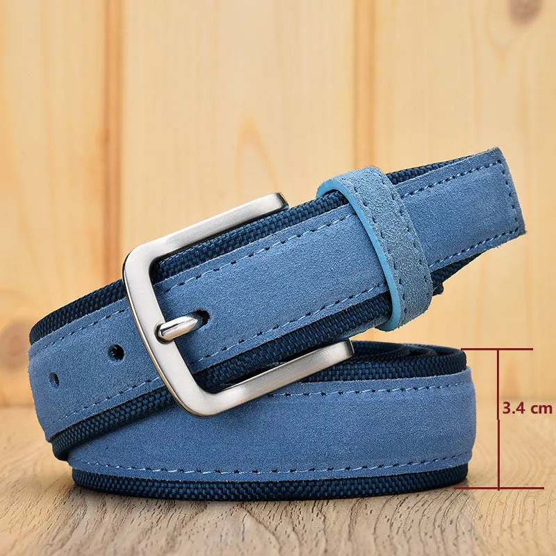 KAVENPETER™ Genuine Suede Leather Belt For Men