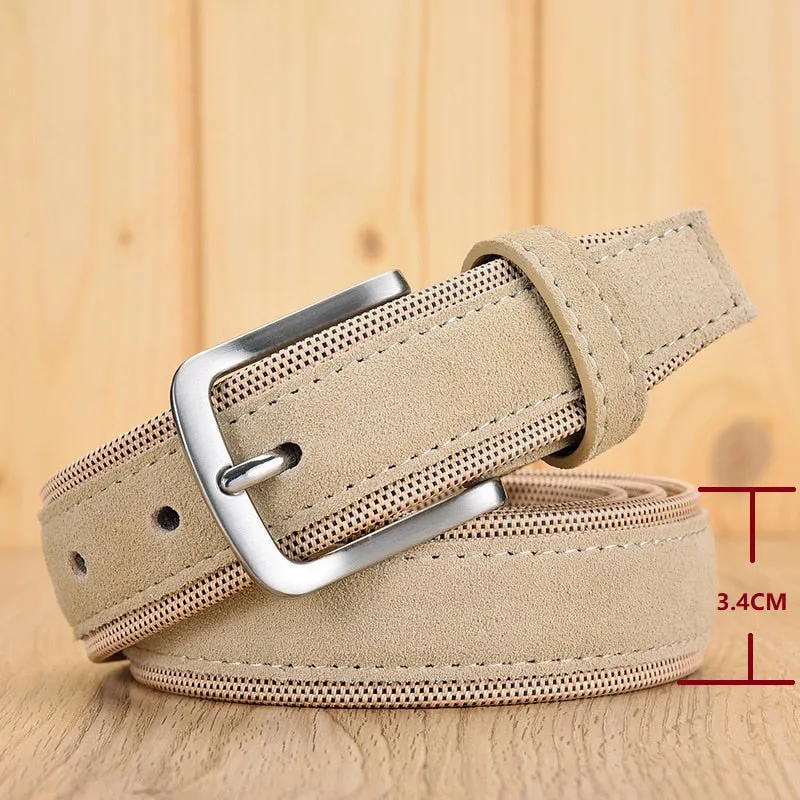 KAVENPETER™ Genuine Suede Leather Belt For Men