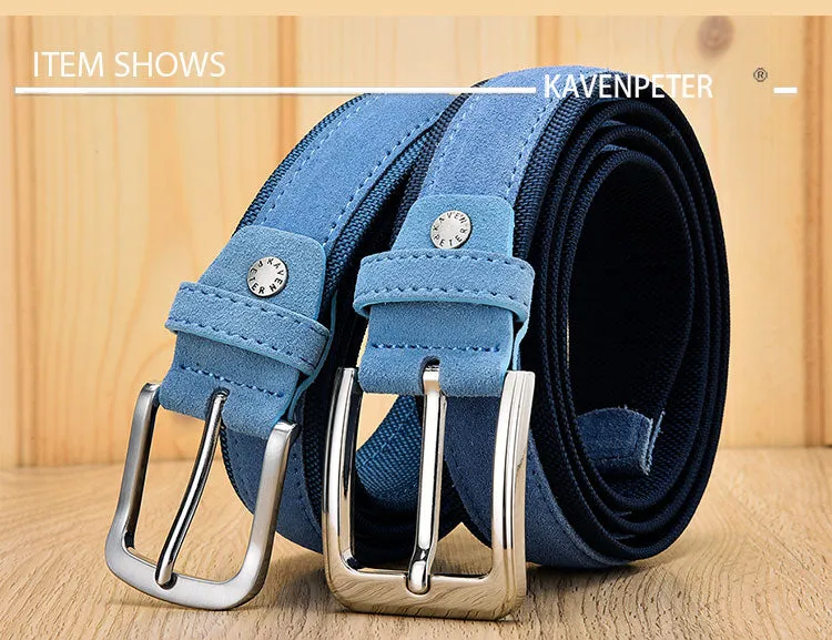 KAVENPETER™ Genuine Suede Leather Belt For Men