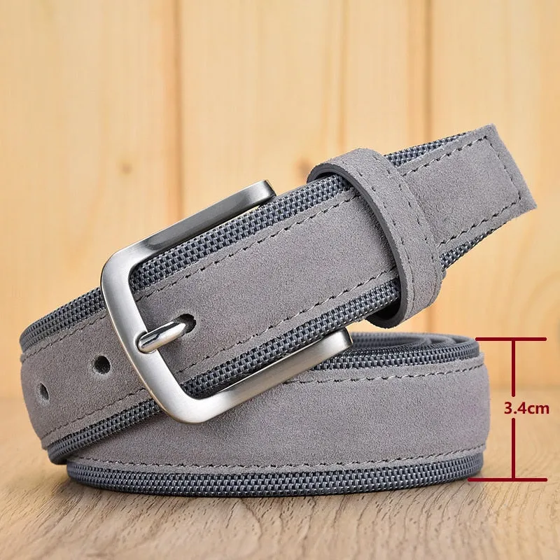 KAVENPETER™ Genuine Suede Leather Belt For Men