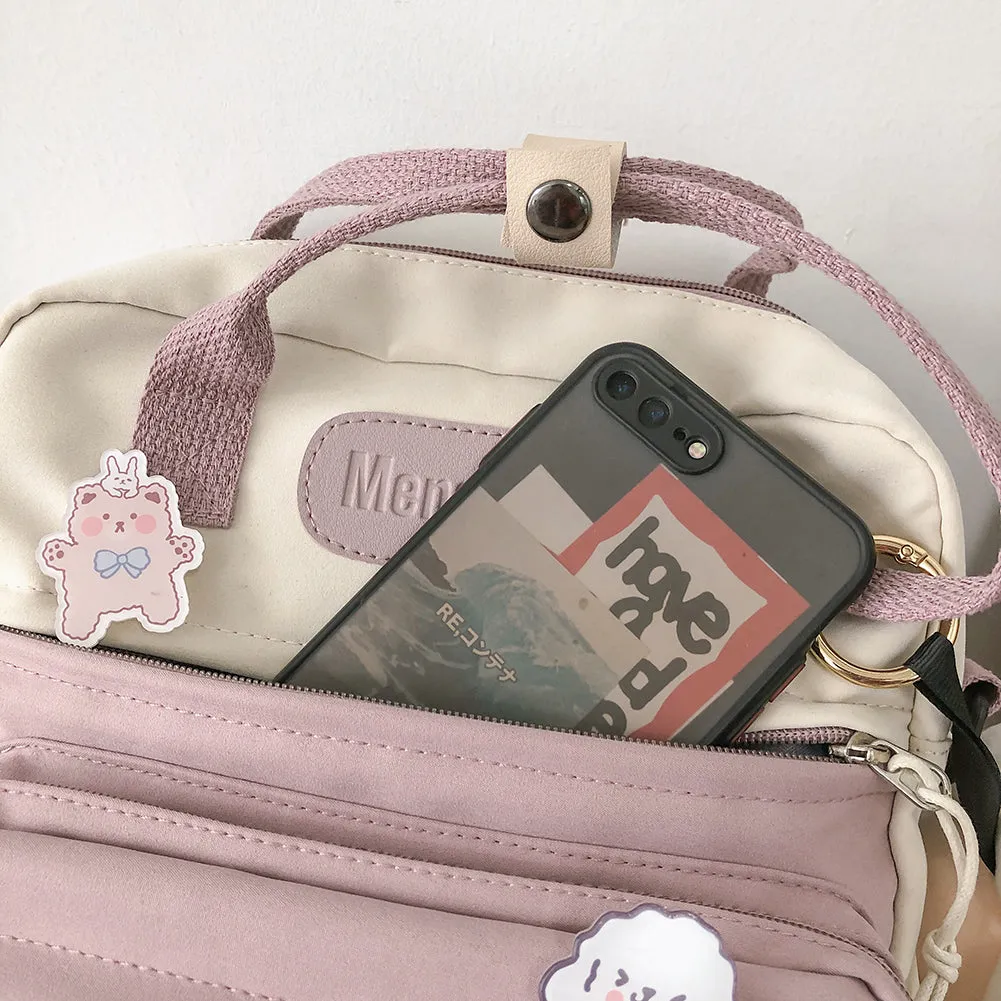 Kawaii Korean Style Backpack | Cute & Waterproof | Teen Girls