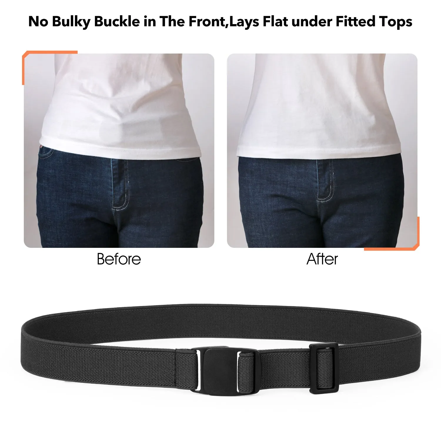 Kids Adjustable Elastic Belts for Pants Children Stretch Belts for Boys and Girls by JASGOOD