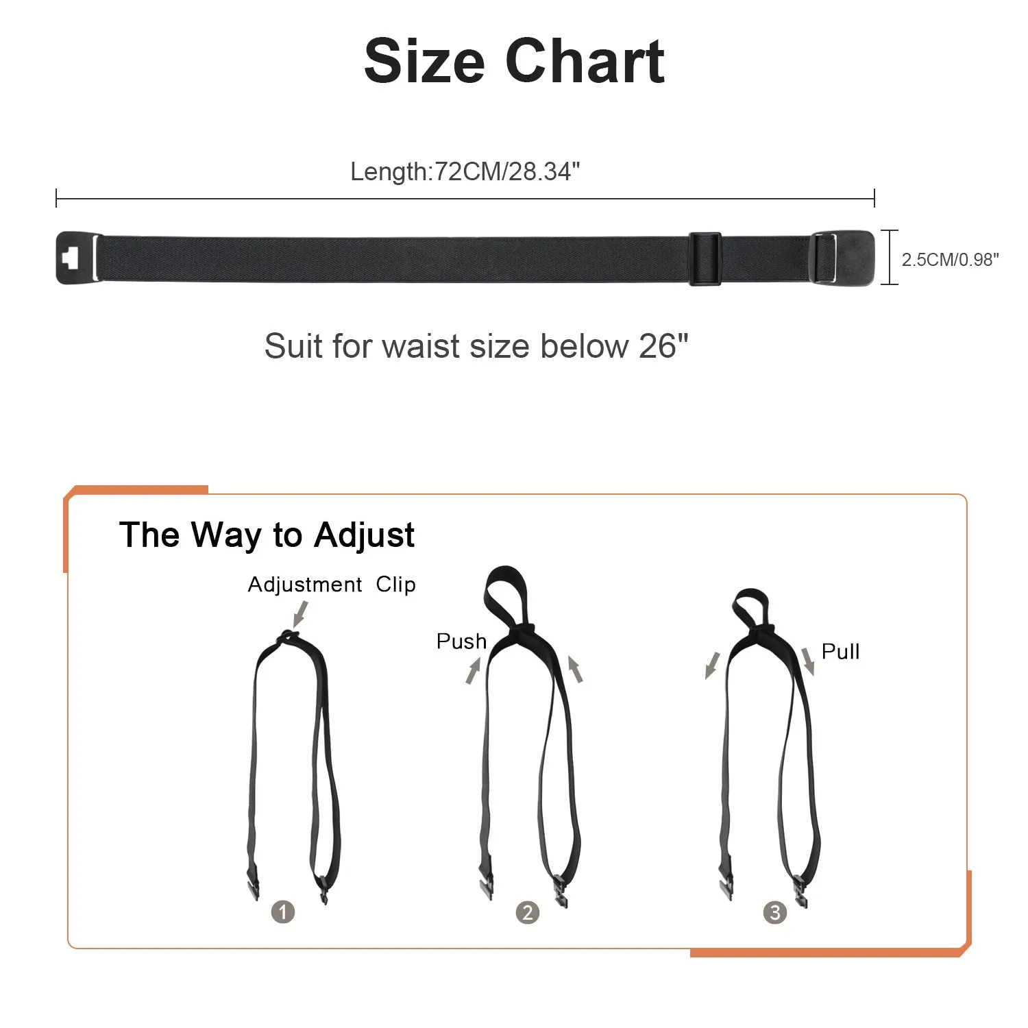 Kids Adjustable Elastic Belts for Pants Children Stretch Belts for Boys and Girls by JASGOOD