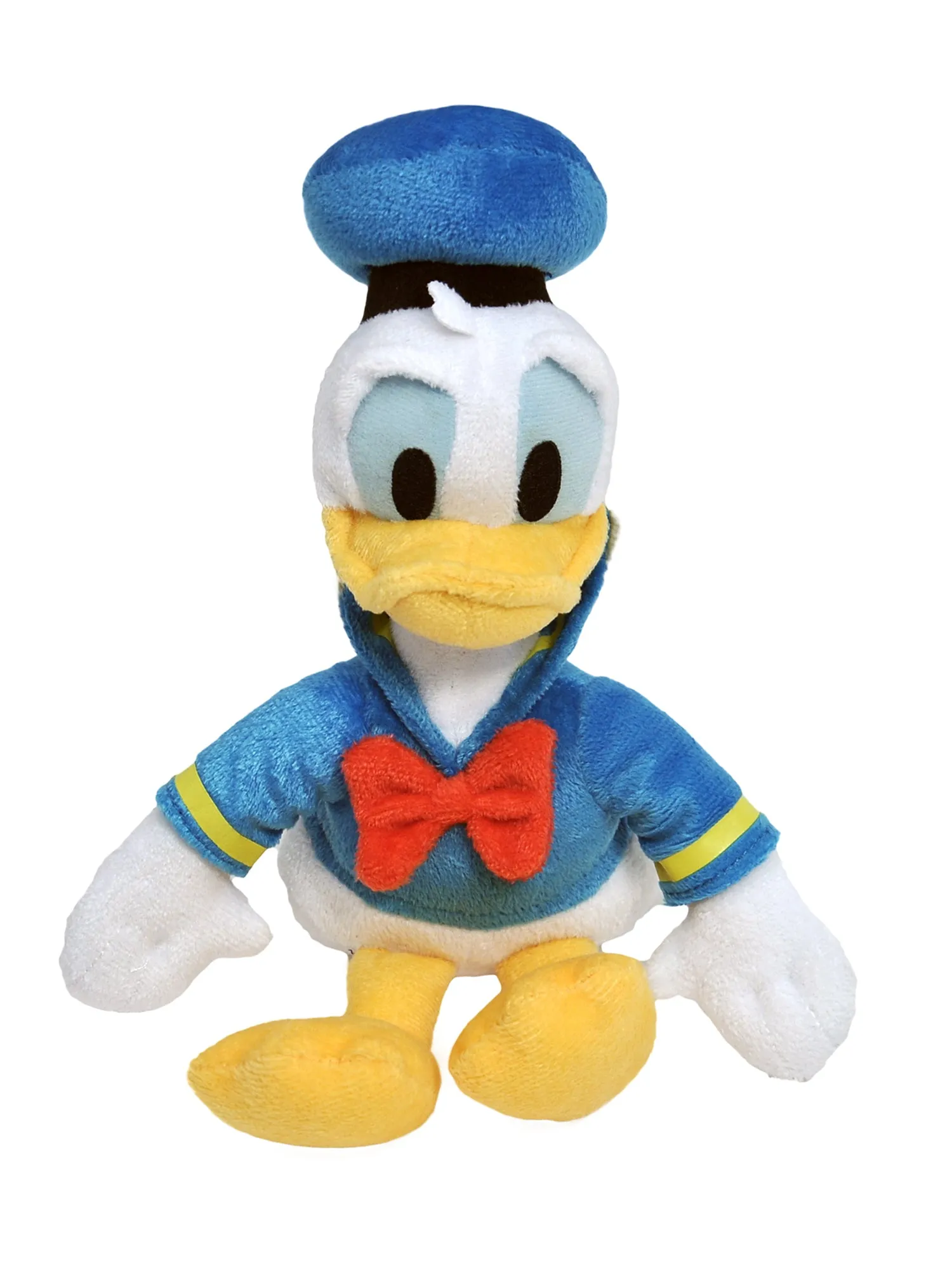 Kids Disney 11" Mickey & Donald Plush Doll w/ 14" Mickey Racers Drawstring Bag