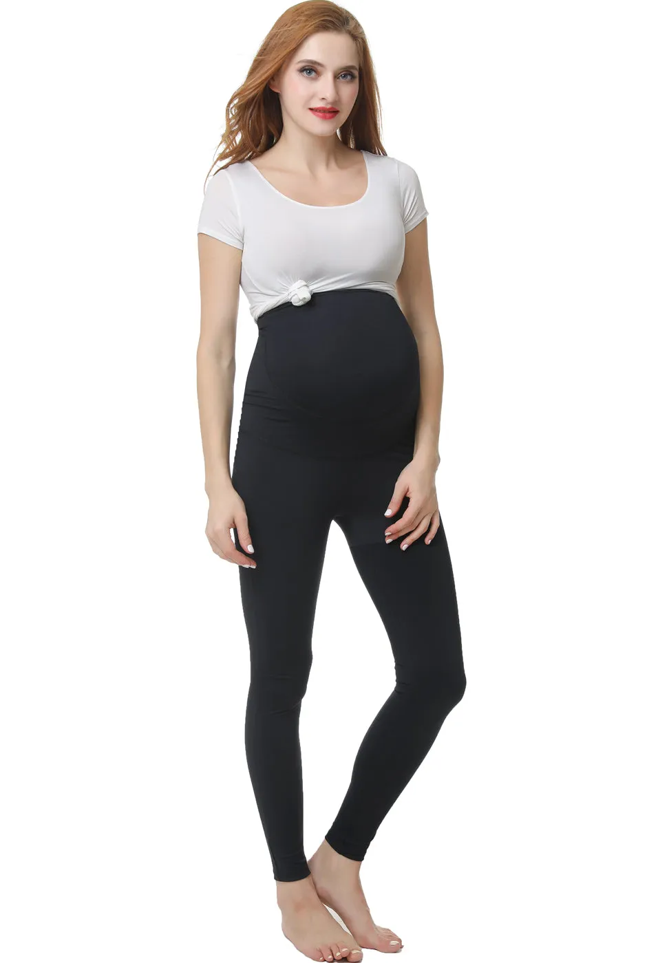 Kimi   Kai Maternity "Max" Belly Support Leggings (28" Inseam)