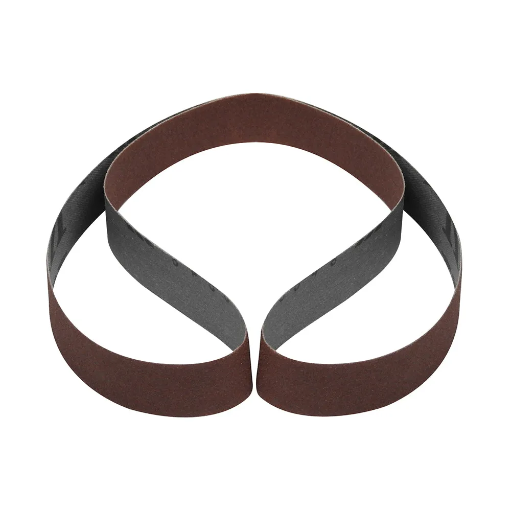 King SB-142-80 Sanding Belt 3pc - 1" x 42" 80 Grit