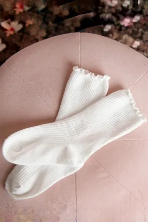 Knee High Socks - White