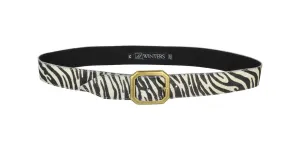 Kylie Zebra Print Belt