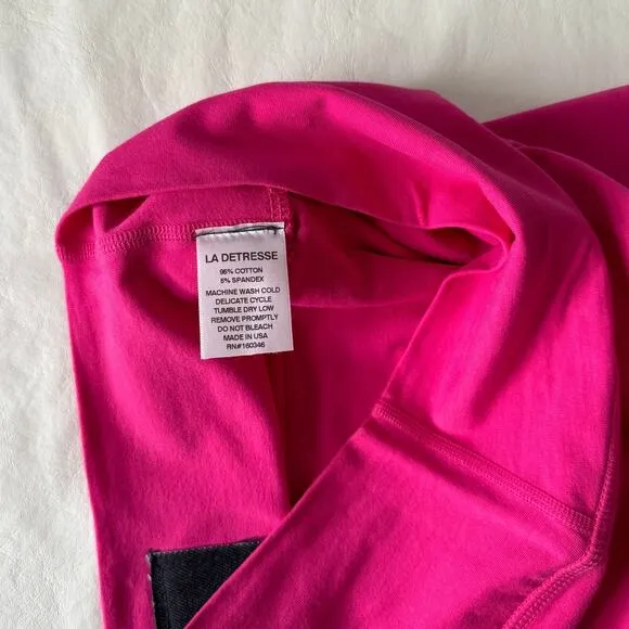 La Detresse Pink Bike Shorts Size L