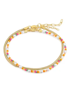 Lahaina Pearl Anklet Set