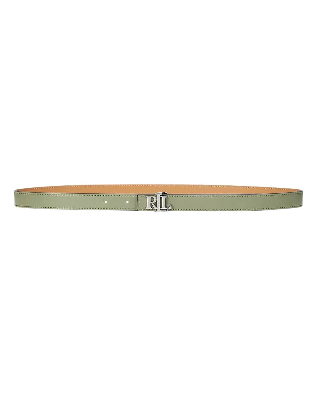 Lauren by Ralph Lauren Green Skinny Medium Reversible LRL 20 Belt