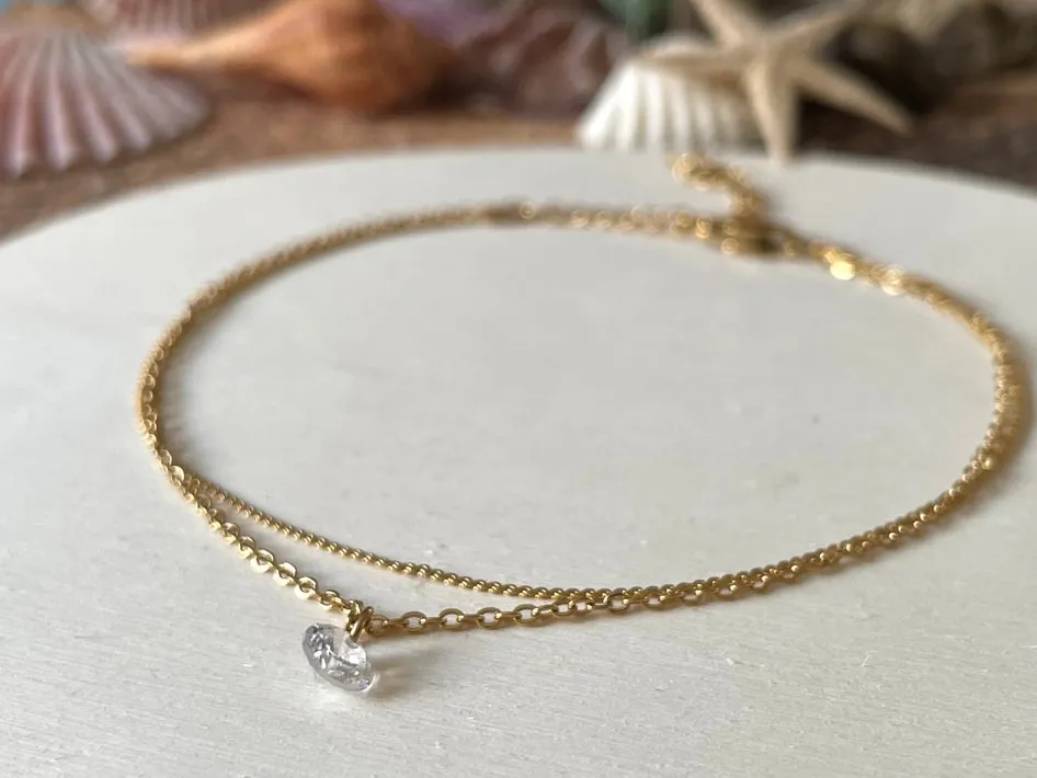 Layered Chain Anklets
