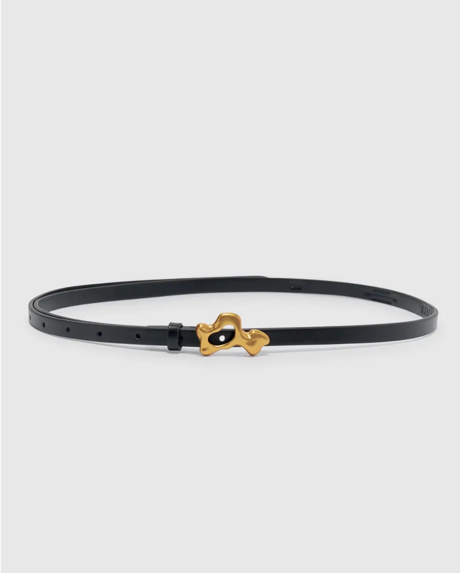 Leandra Belt Black Gold
