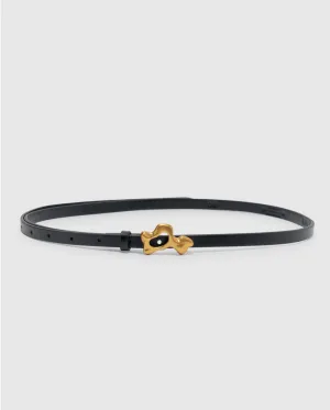 Leandra Belt Black Gold