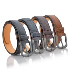 Leather Belt - Alligator Grain