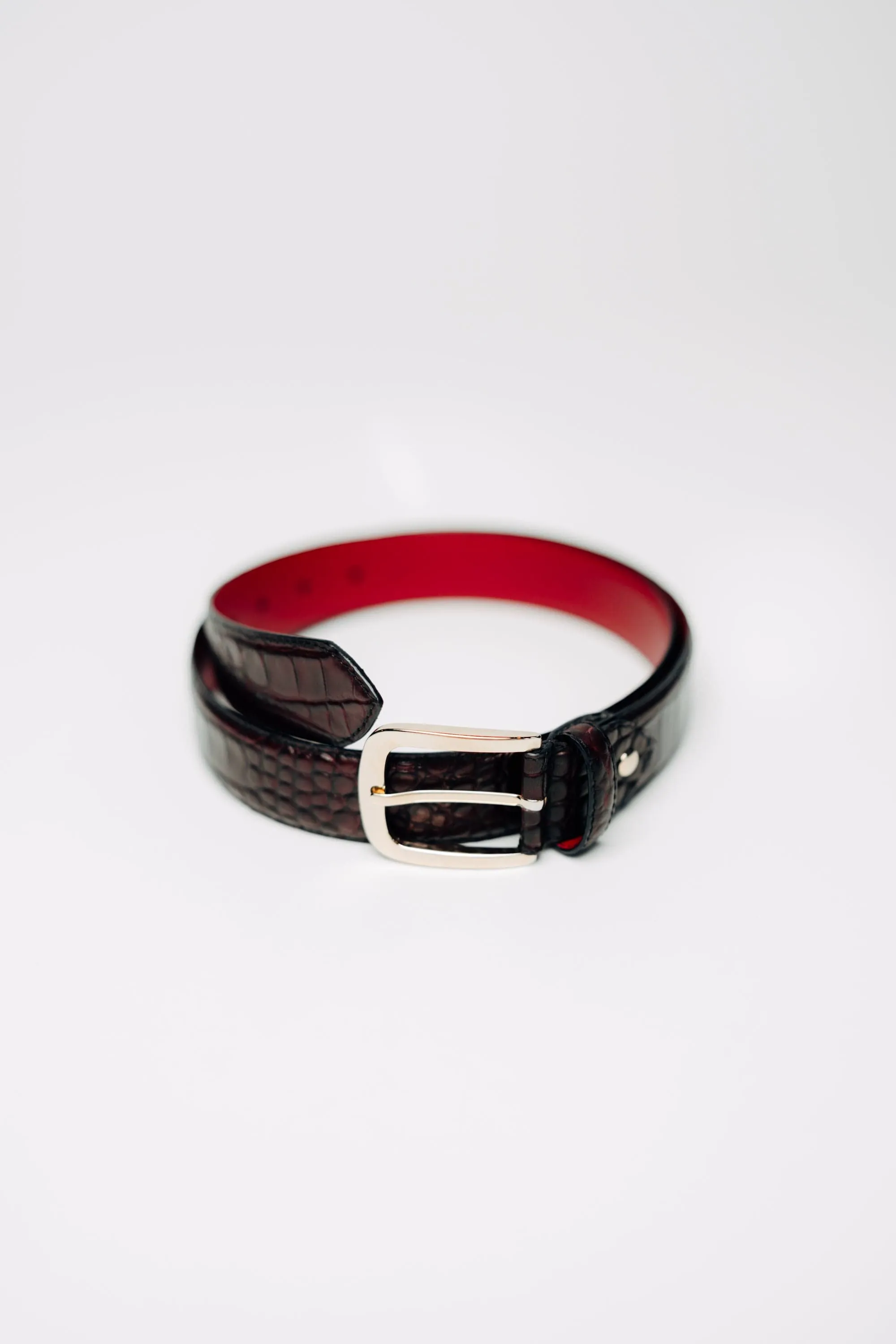 Leather Burgundy Belt