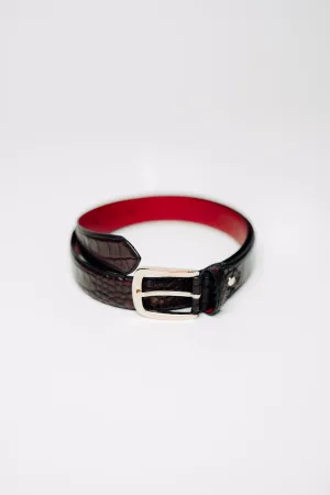 Leather Burgundy Belt