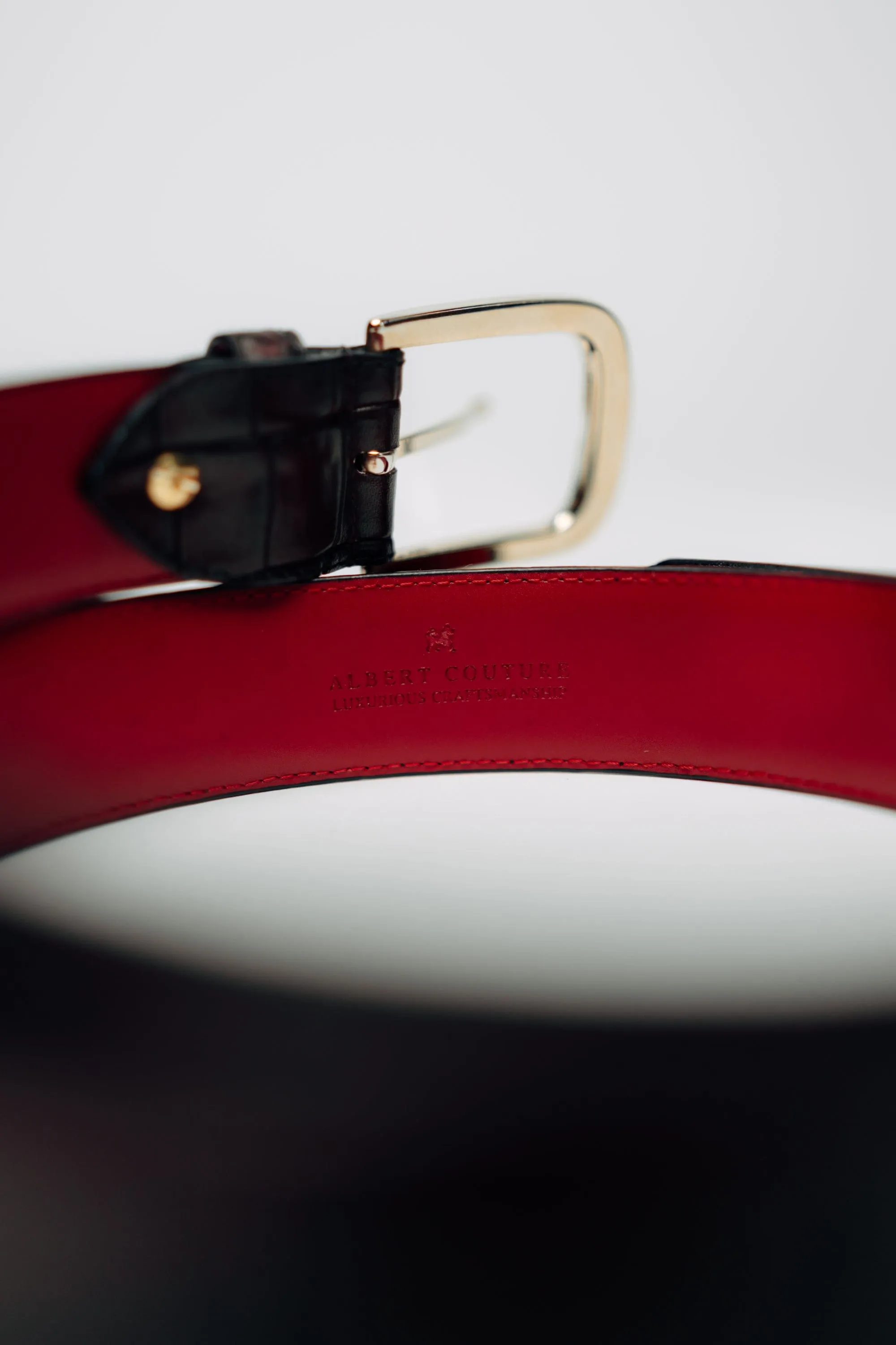 Leather Burgundy Belt